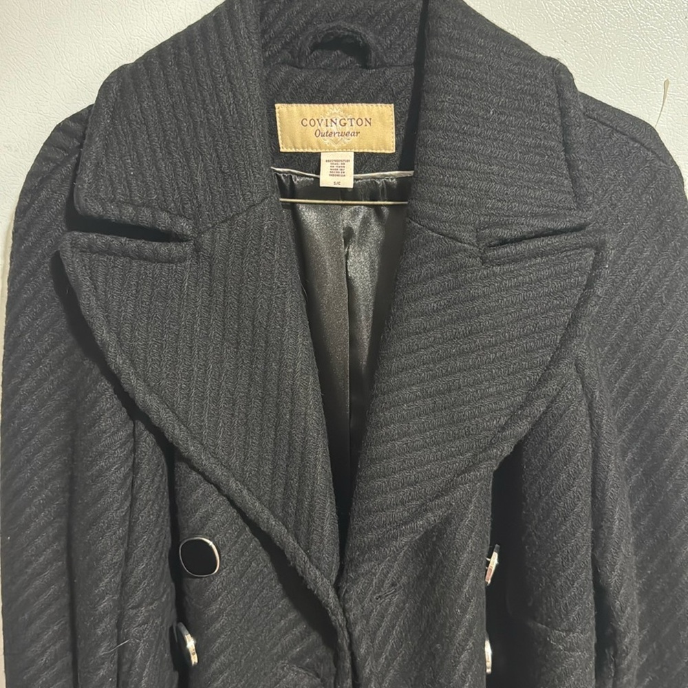 Covington Black Outerwear Jacket